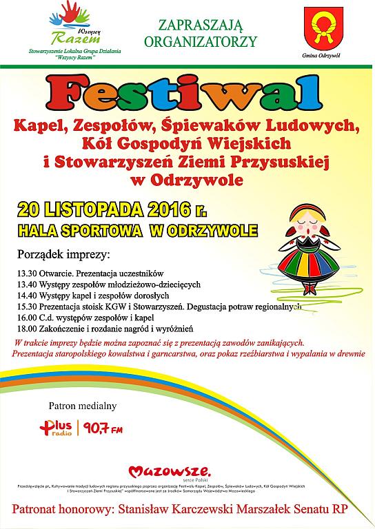 festiwal ludowy plakat